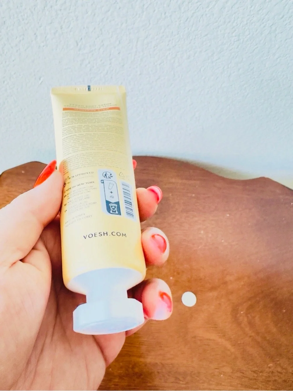 VOESH Tangerine Glow Vegan Body Crème — Cream